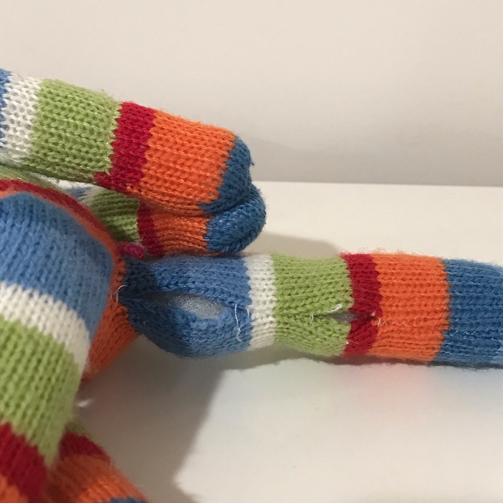 Seasons of Cannon Falls Sock Monkey Magnetic Hands and Feet Multi Color Plush - Picture 9 of 11